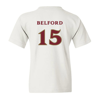 Elon - NCAA Football : Storm Belford - Classic Shersey Youth T-Shirt-1
