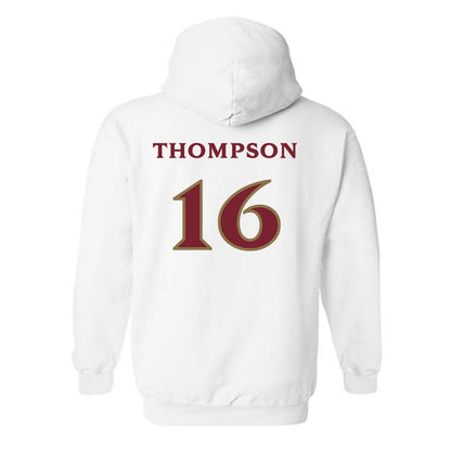 Elon - NCAA Men's Soccer : Diego Thompson - Classic Shersey Hooded Sweatshirt-1