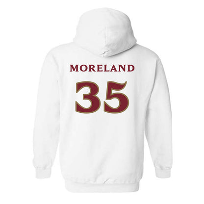 Elon - NCAA Football : Owen Moreland - Classic Shersey Hooded Sweatshirt-1