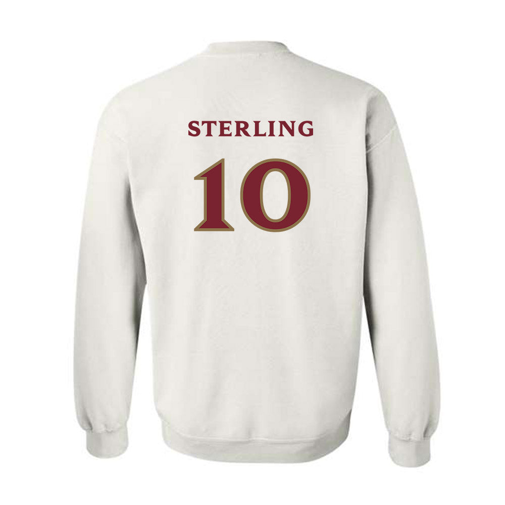Elon - NCAA Baseball : Nate Sterling - Classic Shersey Crewneck Sweatshirt-1