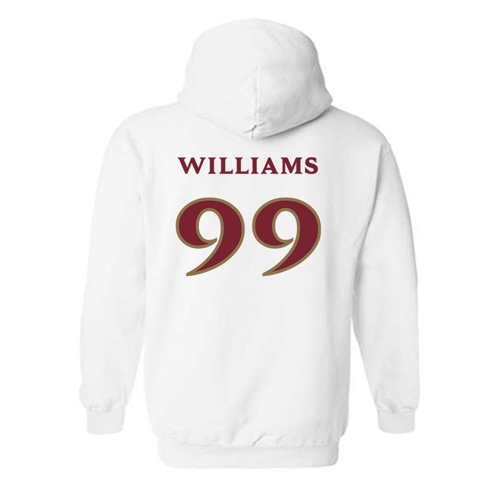Elon - NCAA Football : Geren Williams - Classic Shersey Hooded Sweatshirt-1