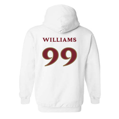Elon - NCAA Football : Geren Williams - Classic Shersey Hooded Sweatshirt-1