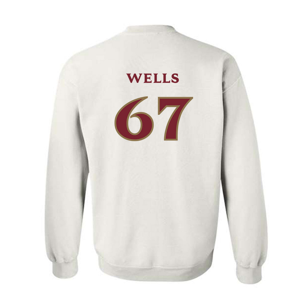 Elon - NCAA Football : Eli Wells - Classic Shersey Crewneck Sweatshirt-1