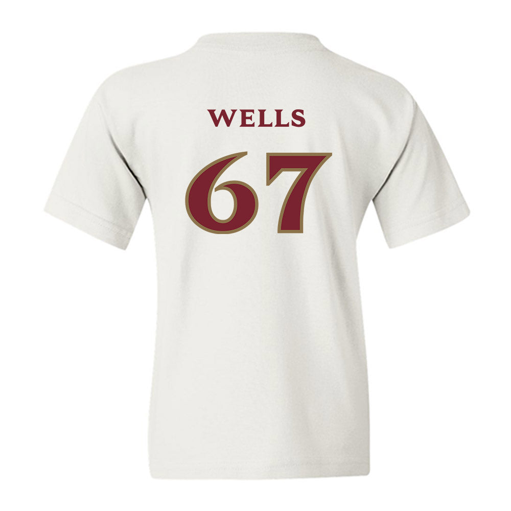 Elon - NCAA Football : Eli Wells - Classic Shersey Youth T-Shirt-1