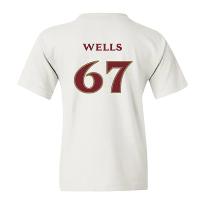 Elon - NCAA Football : Eli Wells - Classic Shersey Youth T-Shirt-1
