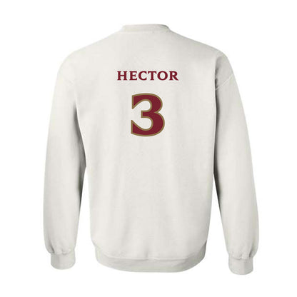 Elon - NCAA Football : Cj Hector - Classic Shersey Crewneck Sweatshirt-1