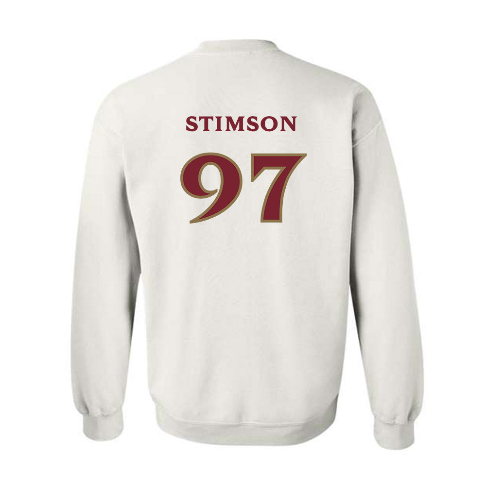 Elon - NCAA Football : Carter Stimson - Classic Shersey Crewneck Sweatshirt-1