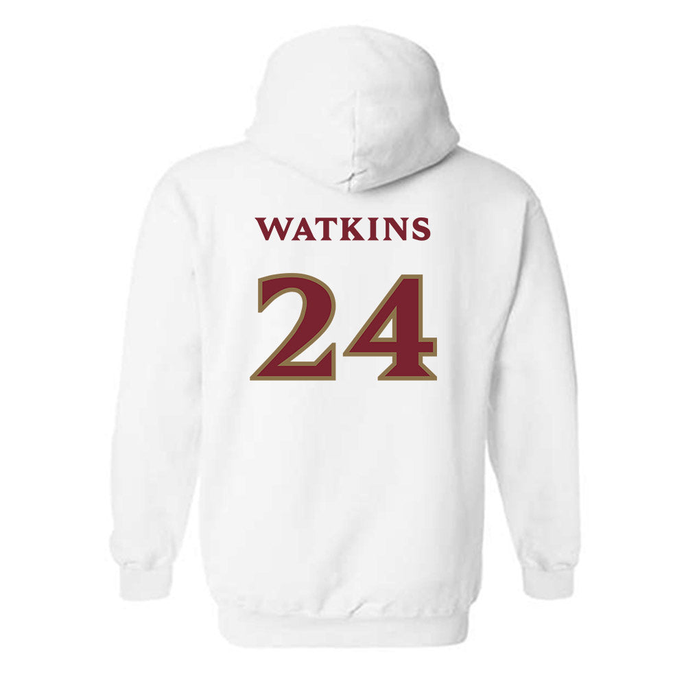 Elon - NCAA Women's Basketball : Tamia Watkins - Classic Shersey Hooded Sweatshirt-1