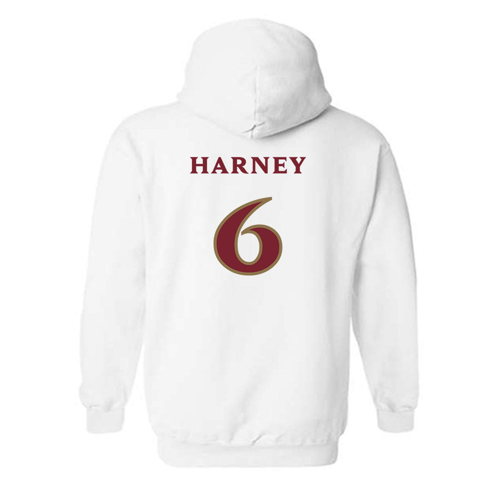 Elon - NCAA Football : Tyquan Harney - Classic Shersey Hooded Sweatshirt-1