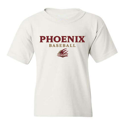 Elon - NCAA Baseball : Nate Sterling - Classic Shersey Youth T-Shirt-0