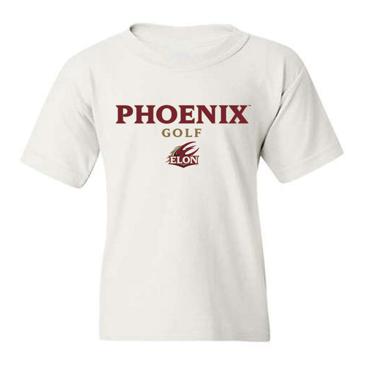 Elon - NCAA Men's Golf : Dylan Lewis - Classic Shersey Youth T-Shirt-0