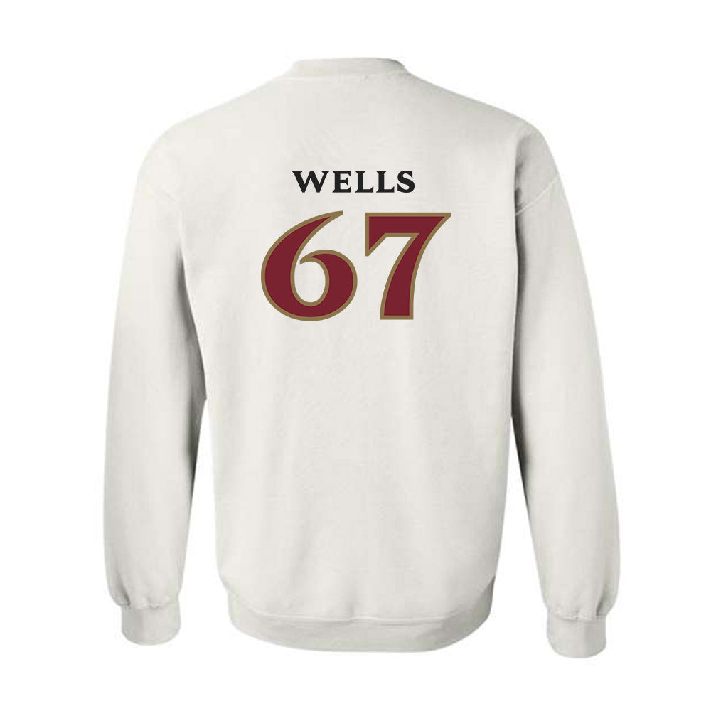 Elon - NCAA Football : Eli Wells - Classic Shersey Crewneck Sweatshirt-1