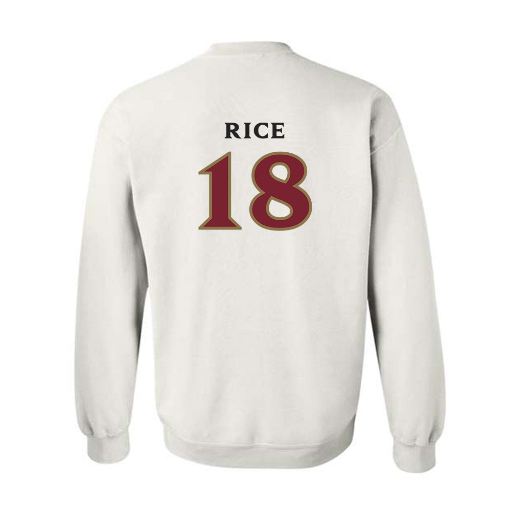 Elon - NCAA Women's Volleyball : April Rice - Classic Shersey Crewneck Sweatshirt-1