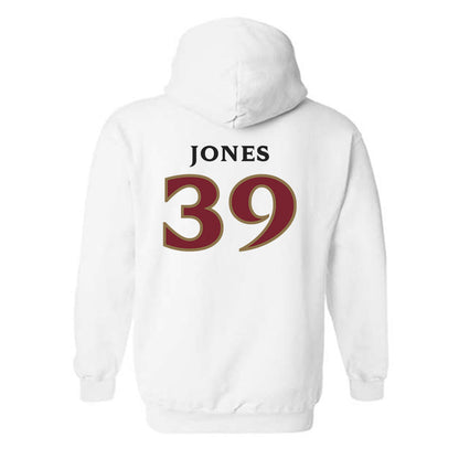 Elon - NCAA Football : Nick Jones - Classic Shersey Hooded Sweatshirt-1