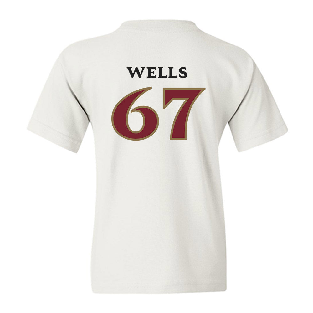 Elon - NCAA Football : Eli Wells - Classic Shersey Youth T-Shirt-1