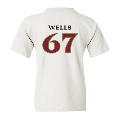 Elon - NCAA Football : Eli Wells - Classic Shersey Youth T-Shirt-1