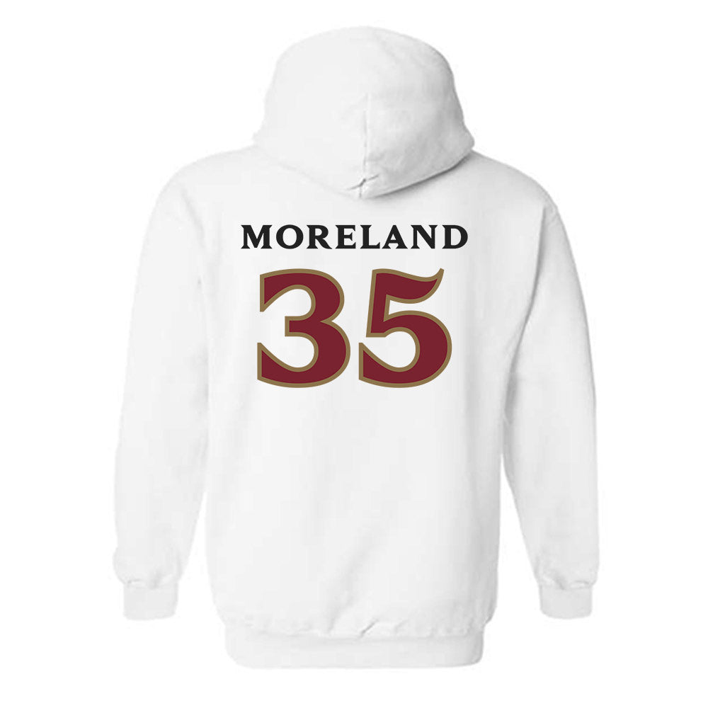 Elon - NCAA Football : Owen Moreland - Classic Shersey Hooded Sweatshirt-1