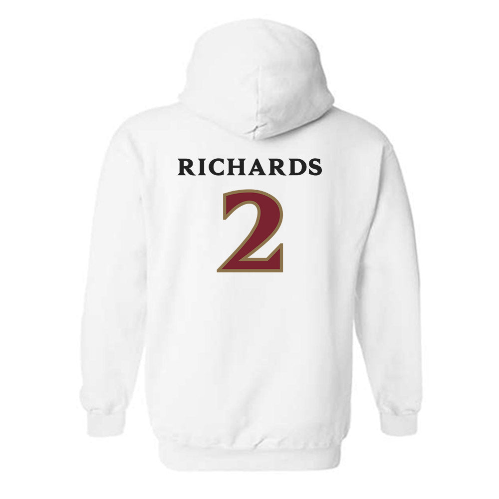 Elon - NCAA Baseball : Liam Richards - Classic Shersey Hooded Sweatshirt-1
