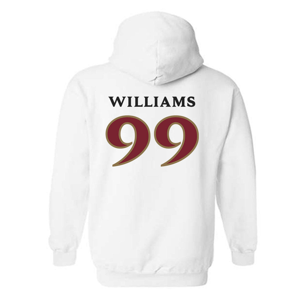 Elon - NCAA Football : Geren Williams - Classic Shersey Hooded Sweatshirt-1