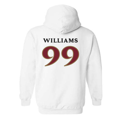 Elon - NCAA Football : Geren Williams - Classic Shersey Hooded Sweatshirt-1