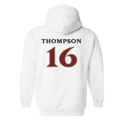 Elon - NCAA Men's Soccer : Diego Thompson - Classic Shersey Hooded Sweatshirt-1