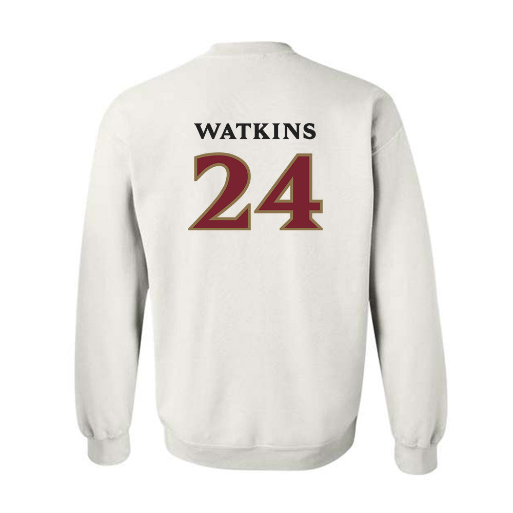 Elon - NCAA Women's Basketball : Tamia Watkins - Classic Shersey Crewneck Sweatshirt-1