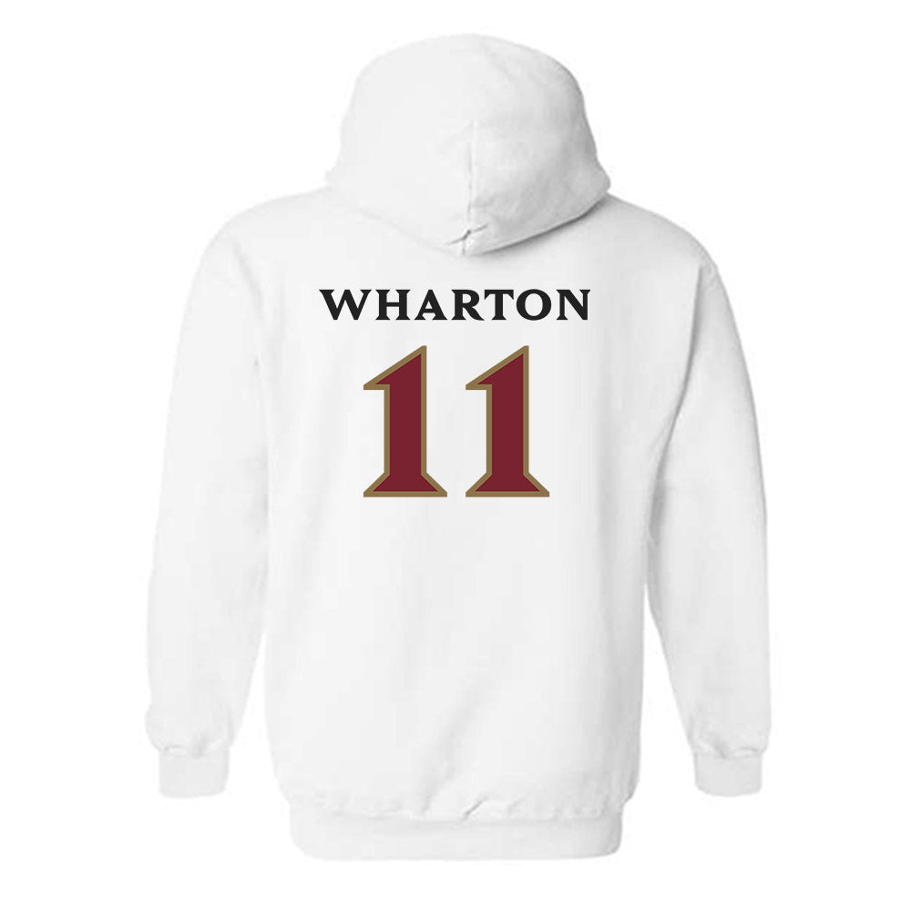 Elon - NCAA Men's Soccer : Alex Wharton - Classic Shersey Hooded Sweatshirt-1