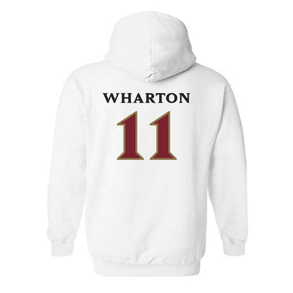 Elon - NCAA Men's Soccer : Alex Wharton - Classic Shersey Hooded Sweatshirt-1