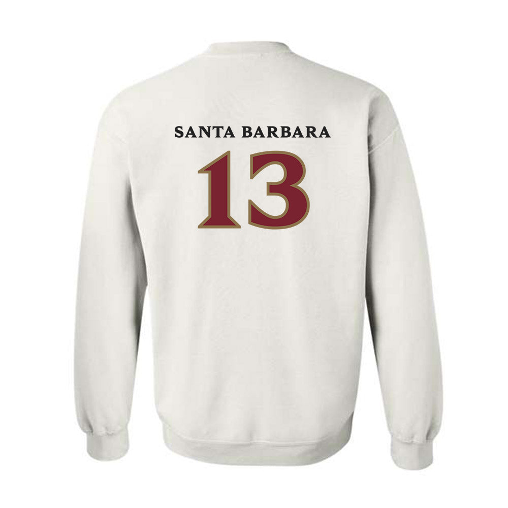 Elon - NCAA Women's Lacrosse : Mj Santa Barbara - Classic Shersey Crewneck Sweatshirt-1