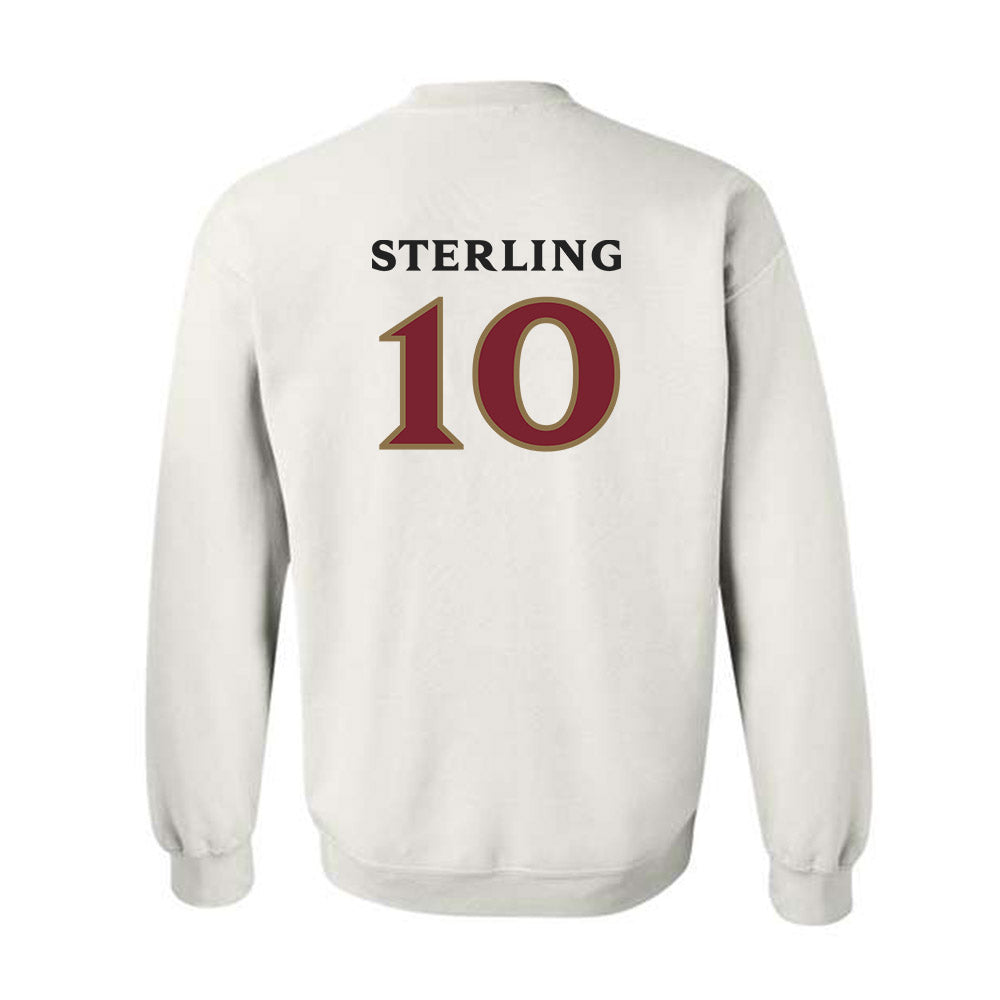 Elon - NCAA Baseball : Nate Sterling - Classic Shersey Crewneck Sweatshirt-1