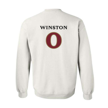 Elon - NCAA Football : Zimere Winston - Classic Shersey Crewneck Sweatshirt