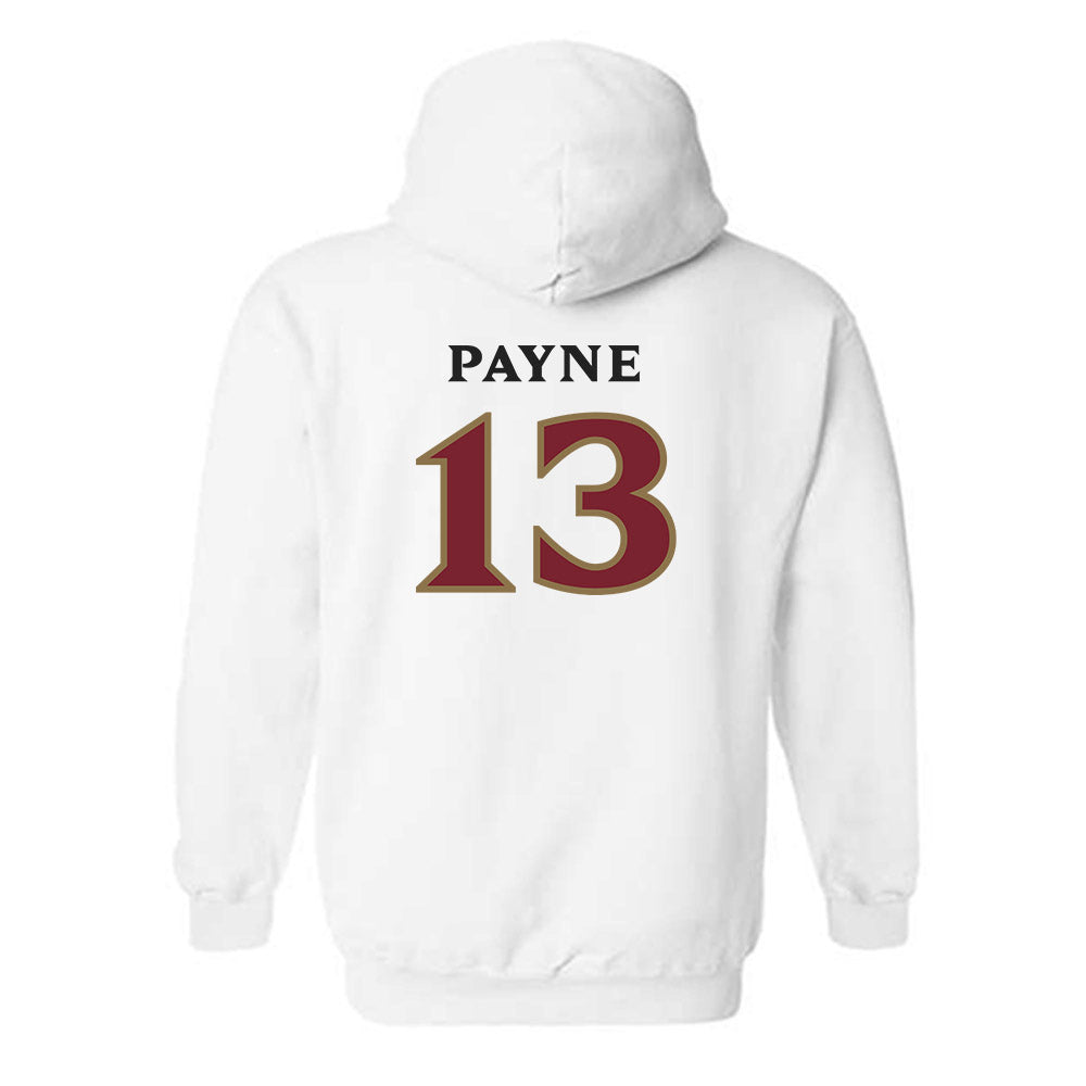 Elon - NCAA Football : Tanner Payne - Classic Shersey Hooded Sweatshirt-1