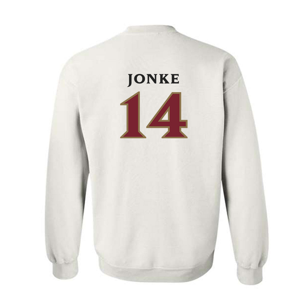Elon - NCAA Men's Soccer : Weston Jonke - Classic Shersey Crewneck Sweatshirt-1