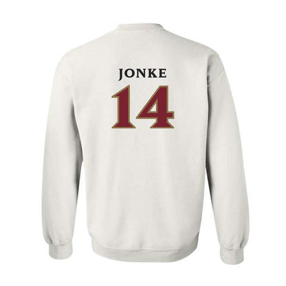 Elon - NCAA Men's Soccer : Weston Jonke - Classic Shersey Crewneck Sweatshirt-1