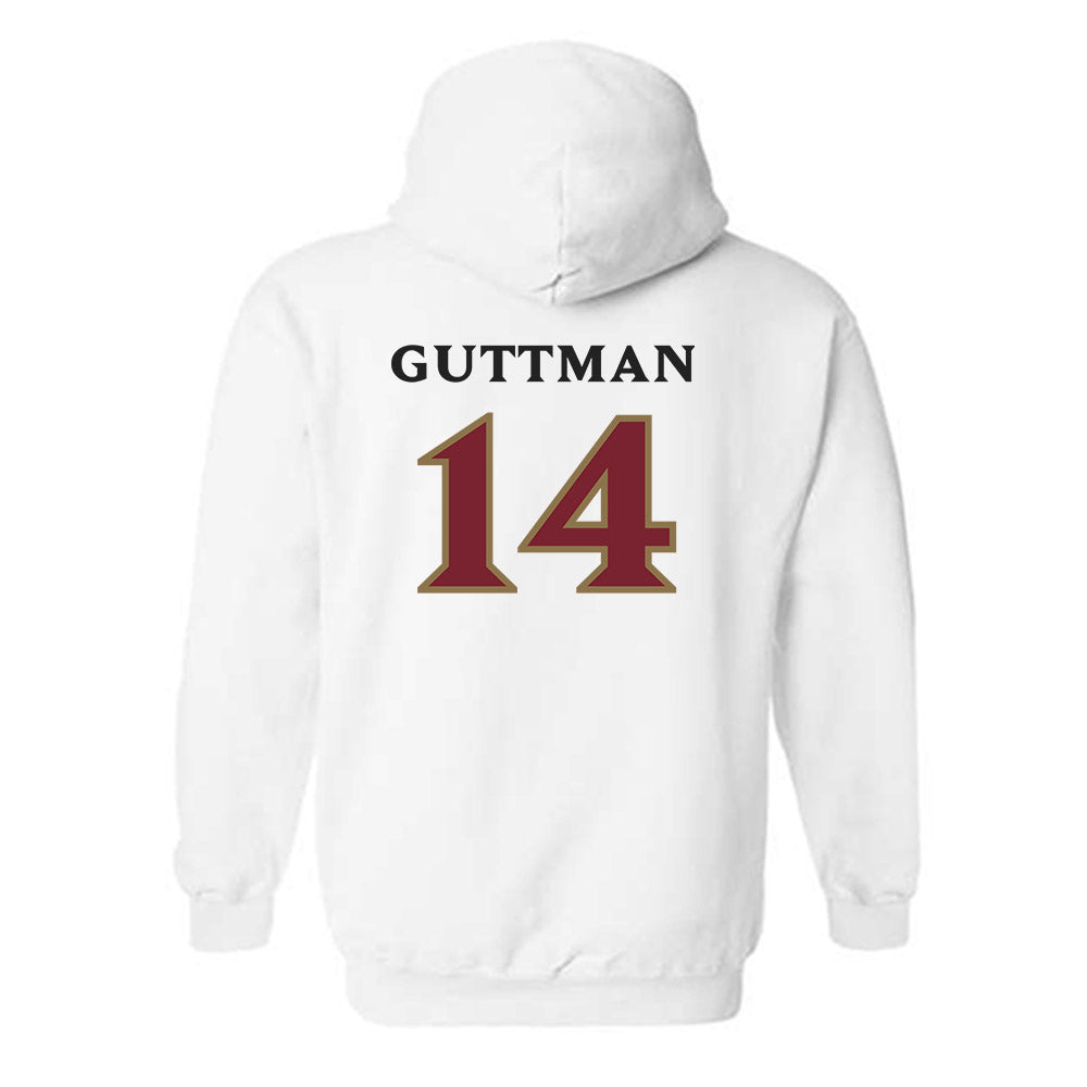 Elon - NCAA Football : Elijah Guttman - Classic Shersey Hooded Sweatshirt-1