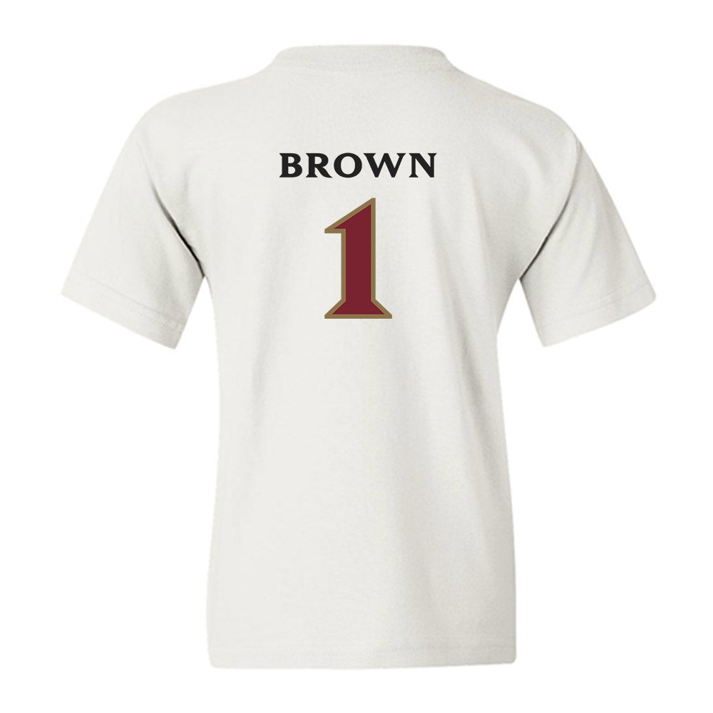 Elon - NCAA Football : Jevean Brown - Classic Shersey Youth T-Shirt-1