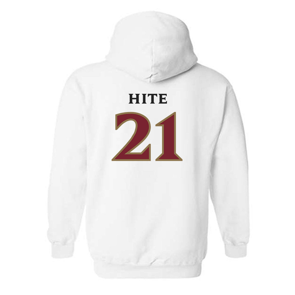 Elon - NCAA Football : Derek Hite - Classic Shersey Hooded Sweatshirt-1