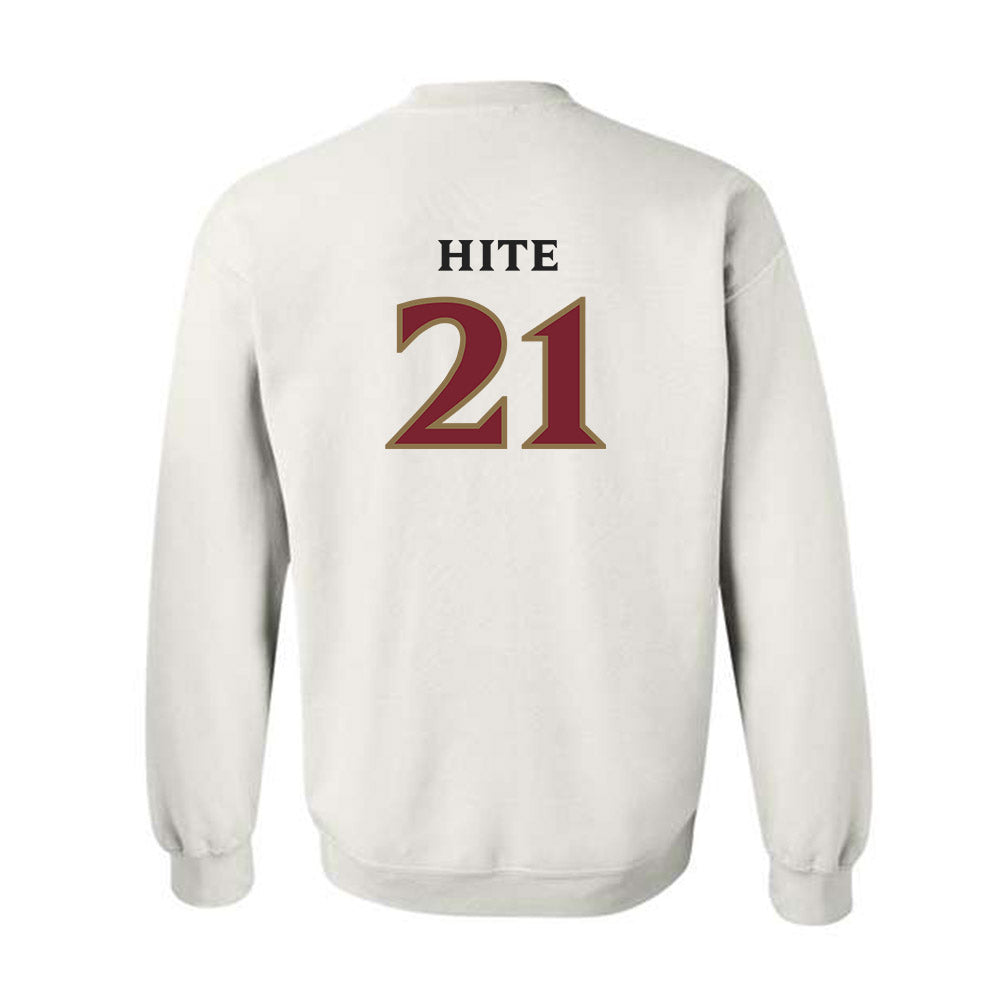 Elon - NCAA Football : Derek Hite - Classic Shersey Crewneck Sweatshirt-1
