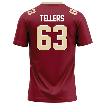 Elon - NCAA Football : Will Tellers - Maroon Football Jersey-1