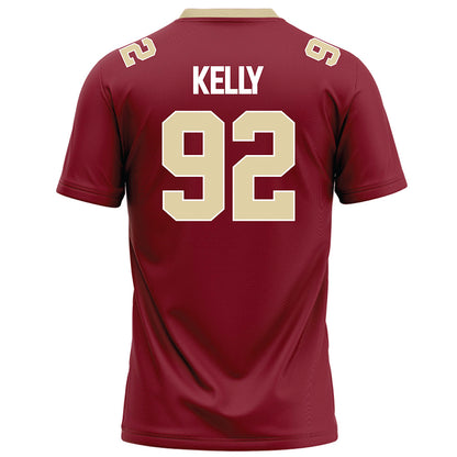 Elon - NCAA Football : Nhycer Kelly - Maroon Football Jersey-1