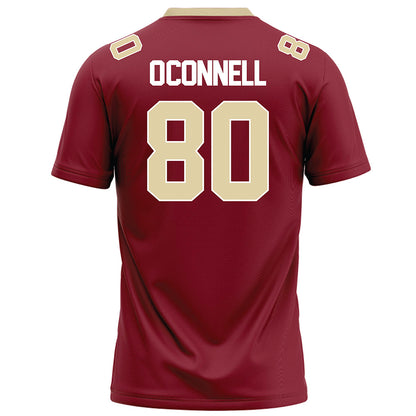 Elon - NCAA Football : Jack O'Connell - Maroon Football Jersey