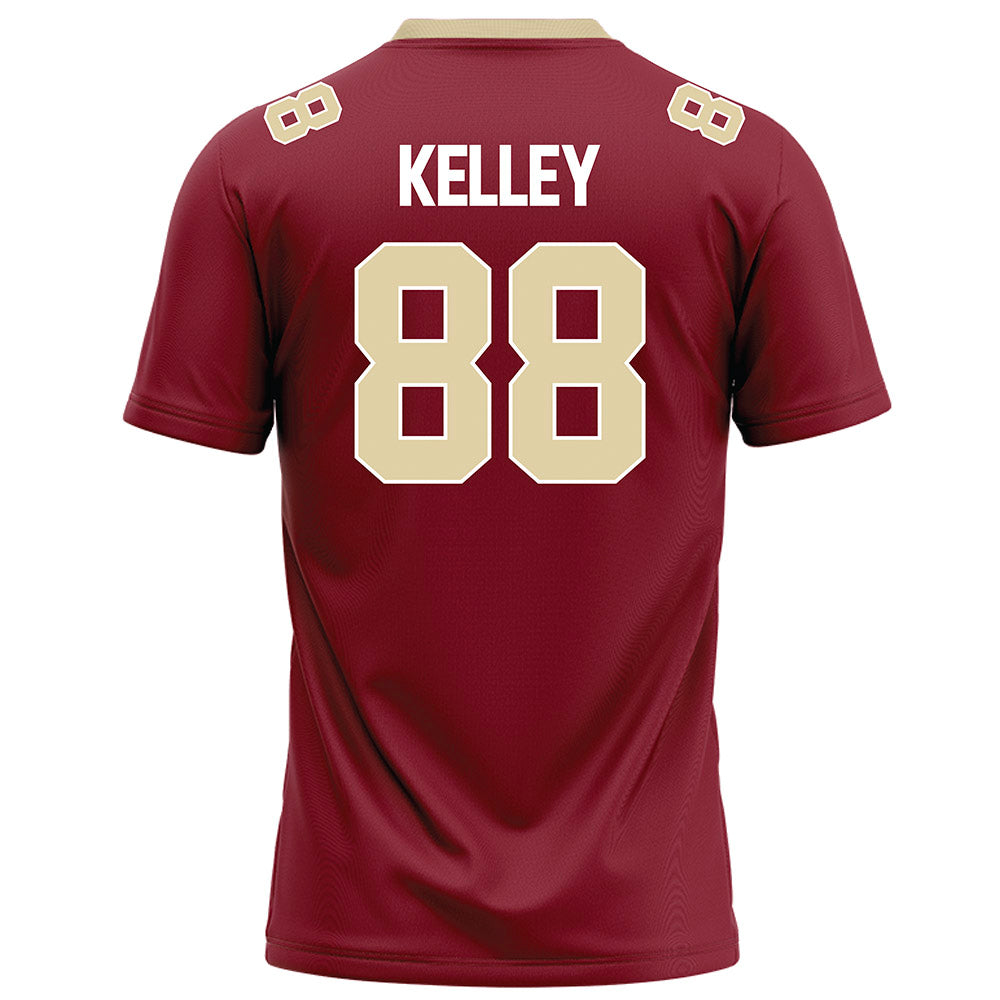 Elon - NCAA Football : Owen Kelley - Maroon Football Jersey-1