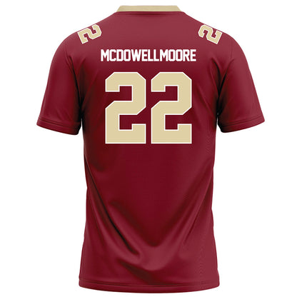 Elon - NCAA Football : Kamerin McDowell-Moore - Maroon Football Jersey-1