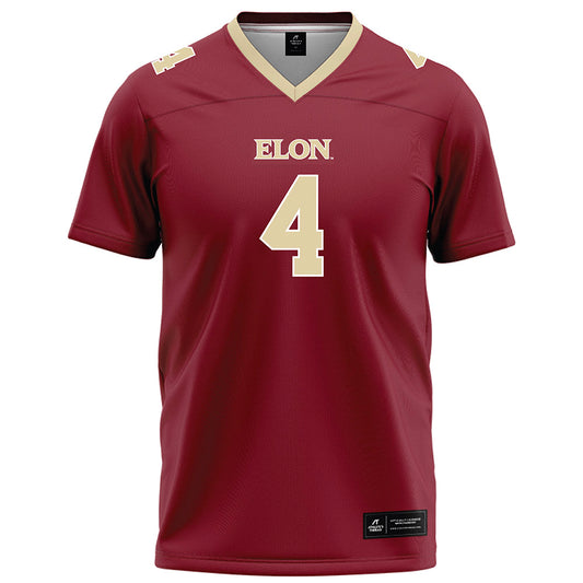Elon - NCAA Football : Josiah Robinson - Maroon Football Jersey-0