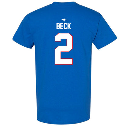SMU - NCAA Women's Soccer : Kamiya Beck - Replica Shersey T-Shirt-1