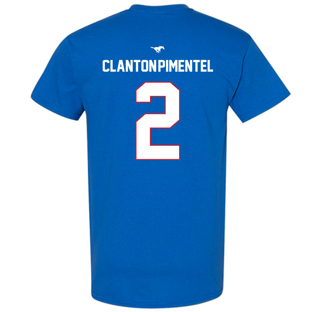 SMU - NCAA Men's Soccer : Ryan Clanton-Pimentel - Replica Shersey T-Shirt-1