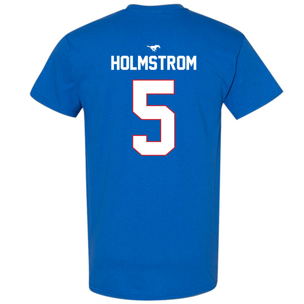 SMU - NCAA Men's Soccer : Noah Holmstrom - Replica Shersey T-Shirt-1