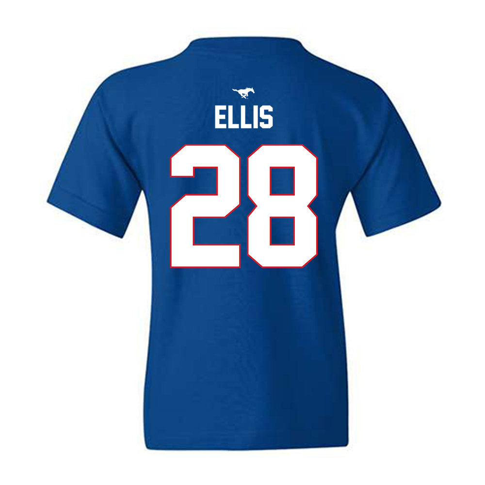 SMU - NCAA Men's Soccer : Anden Ellis - Replica Shersey Youth T-Shirt-1