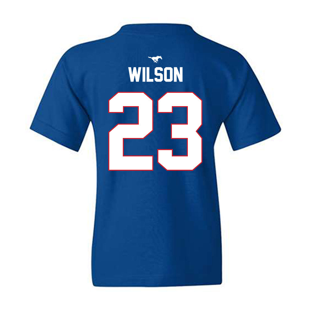 SMU - NCAA Women's Soccer : Hayden Wilson - Replica Shersey Youth T-Shirt-1
