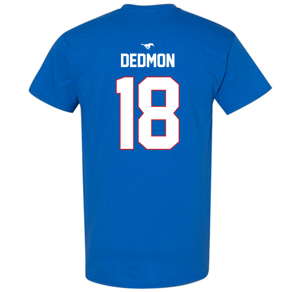 SMU - NCAA Women's Soccer : Ryann Dedmon - Replica Shersey T-Shirt-1